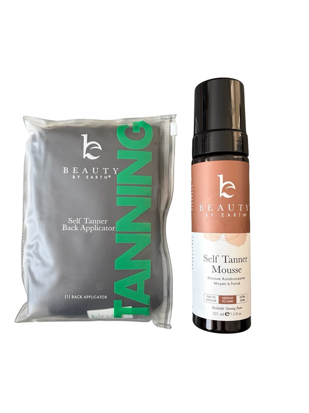 Beauty By Earth Self Tanner Mousse - Medium to Dark Bronzer (Brown)